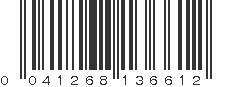 UPC 041268136612