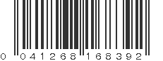 UPC 041268168392