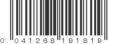 UPC 041268191819