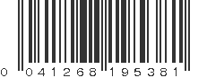 UPC 041268195381