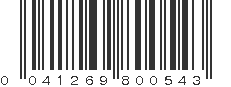 UPC 041269800543