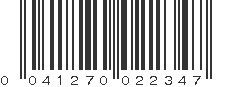 UPC 041270022347