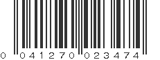 UPC 041270023474