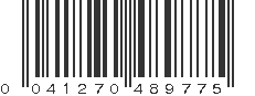 UPC 041270489775