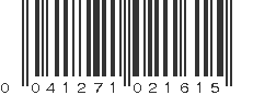 UPC 041271021615