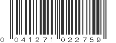 UPC 041271022759