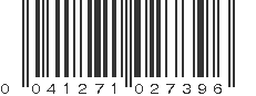 UPC 041271027396