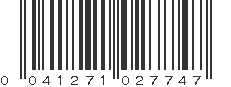 UPC 041271027747