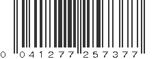 UPC 041277257377