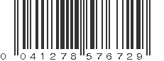 UPC 041278576729