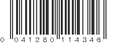 UPC 041280114346