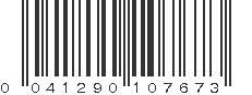 UPC 041290107673