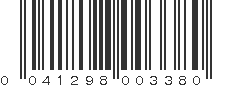 UPC 041298003380