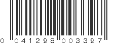 UPC 041298003397