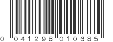 UPC 041298010685