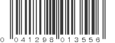 UPC 041298013556