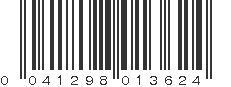 UPC 041298013624