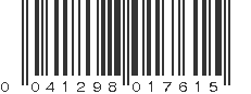 UPC 041298017615