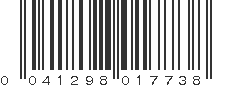 UPC 041298017738