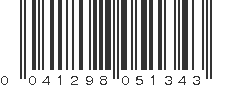 UPC 041298051343