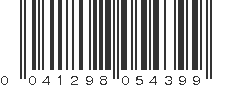 UPC 041298054399