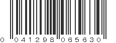 UPC 041298065630