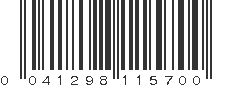 UPC 041298115700