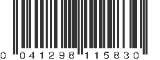 UPC 041298115830