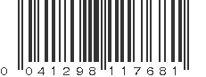 UPC 041298117681