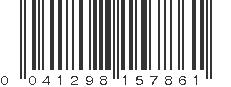 UPC 041298157861