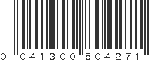 UPC 041300804271