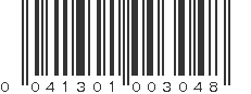 UPC 041301003048