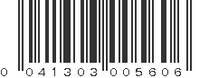 UPC 041303005606