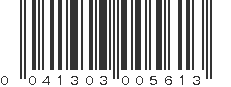 UPC 041303005613