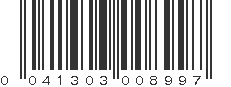 UPC 041303008997