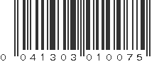 UPC 041303010075