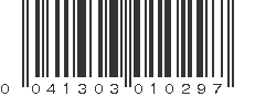 UPC 041303010297