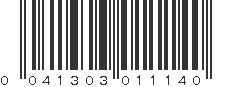 UPC 041303011140