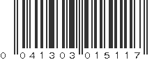 UPC 041303015117