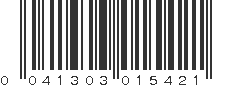 UPC 041303015421