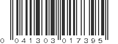 UPC 041303017395