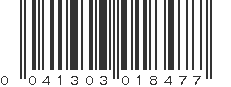 UPC 041303018477