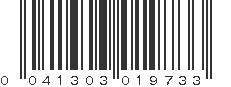 UPC 041303019733