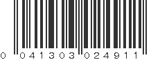 UPC 041303024911