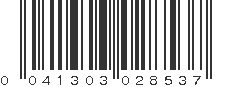 UPC 041303028537