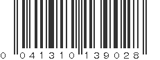 UPC 041310139028