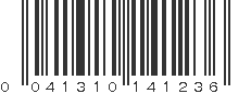 UPC 041310141236