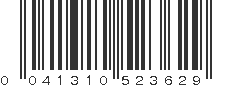 UPC 041310523629