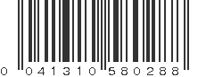 UPC 041310580288