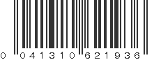 UPC 041310621936